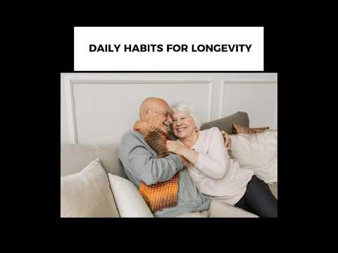 DAILY HABITS FOR LONGEVITY #short #shortsviral #longevity #wellnessjourney #facts #healthylifestyle