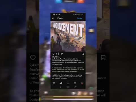 Final launching date of free fire India😱😱❤️