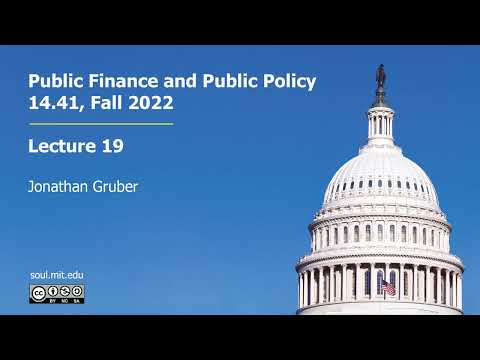 MIT 14.41 Lecture 19: Optimal Commodity Taxation, Optimal Income Taxes, Tax-Benefit Linkages