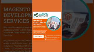 Magento Development Company | Magento Development Services | Amron Software Technologies Pvt Ltd.