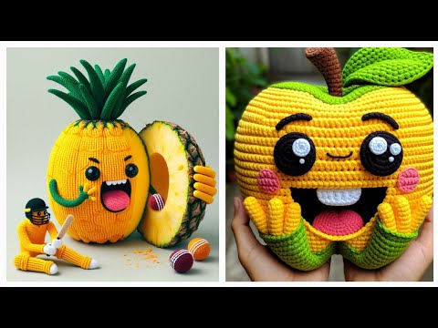 crochet fruits ideas.#crochet #crochetdesign #crochetfrouts