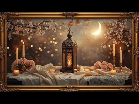 Gold Framed Vintage Ramadan & Calm Oud Music | Frame TV Art 4K | خلفيات رمضان