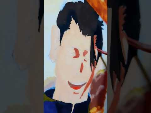 gojo and geto painting #ytshorts #jujutsukaisen #gojo #trending #viral