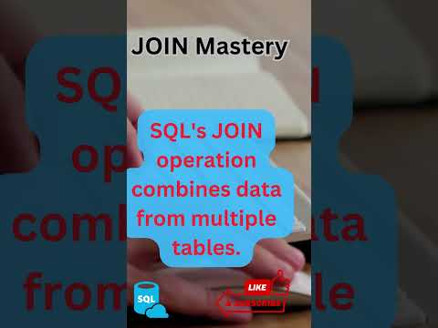Master the Art of JOIN in SQL: Your 60-Second Crash Course! #shorts