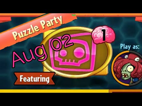 PVZ:heros PUZZLE PARTY :Aug 02