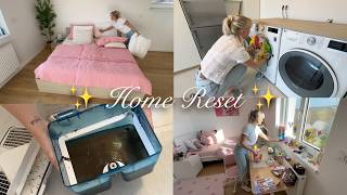 Satisfying Home Reset ✨ ASMR Cleaning Motivation | Laundry, Bedrooms & Deep Carpet Cleaning