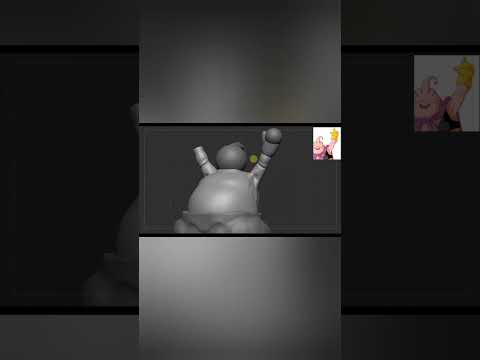 Esculpiendo a Majin buu.. #esculpir #impresion3d #zbrush #art #timelapse #dragonball #majinbuu #3d