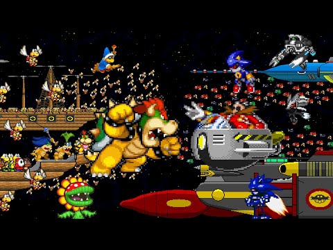 Bowser vs Eggman - Super Mario vs Sonic the hedgehog 2