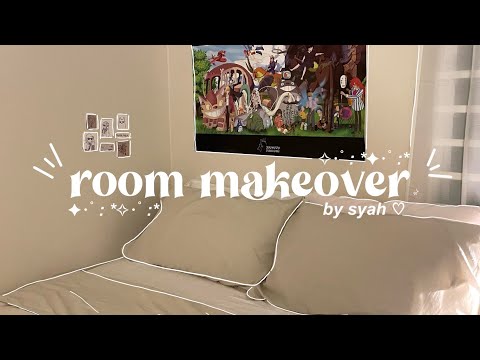 room makeover 2023 🧸♡ minimalist, pinterest & korean inspired (ft ikea, shopee, kaison) ༉‧₊˚.