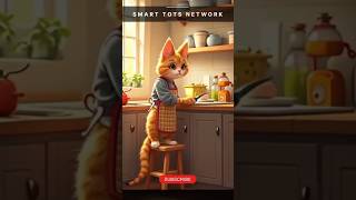 Orange cat making dinner #orangecat #cat #orangetabby #aicat #aicatvideo #shorts #viralshorts