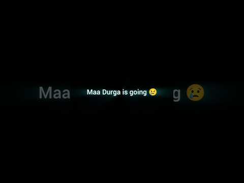 Maa Durga is going 😢 || Maa Durga status || Bestfriend status || #bestie #lyrics #maadurga