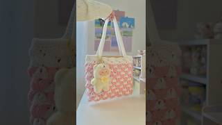Crochet Tote Bag 💕 #crochet #crochetbag #crochetbagtutorial