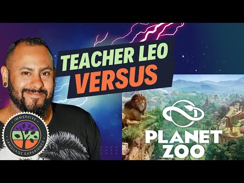 Planet Zoo: Learning English while taking care of animals and managing a zoo!