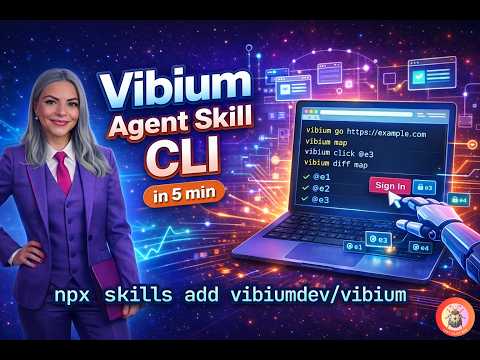 Vibium Agent Skill CLI Explained in 5 Minutes