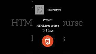 HTML free course #code #html #html5 #webdevelopment #htmlbasics