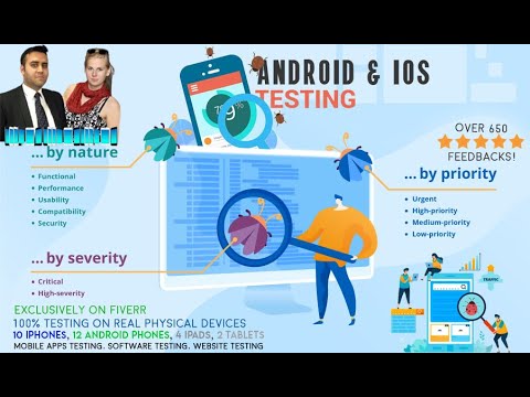 I will test your android n IOS apps for bugs