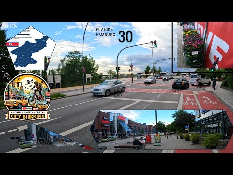 POV bike Hamburg °30 - Ottensen, Blanke, Osdorf, Volkspark, Cemetery into REWE