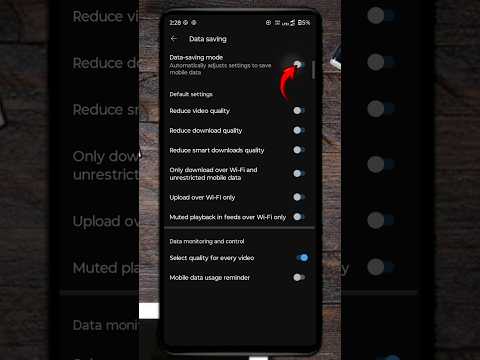 YouTube video Data saver kase lagaya । How to YouTube data saver । 2025 #shorts #ytshorts