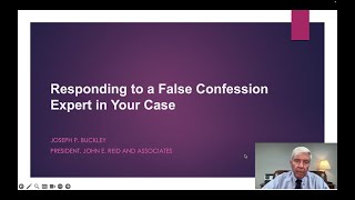 Responding to False Confession Experts