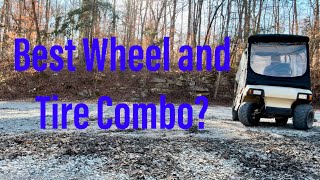 Best Wheel and Tire Combo for your Golf Cart.