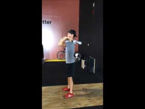 Barbell Clean Progression for weightlifting and crossfit (1 of 3)
