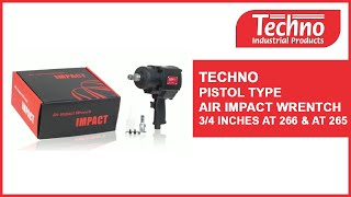 TECHNO  PISTON TYPE IMPACT WRENCHES AT 265 AND AT 266  | TECHNO PNEUMATIC PRODUCTS