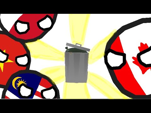 Trash Troubles (A Countryball Animation)