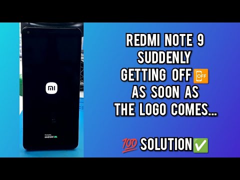 Redmi Note 9 Redmi Logo Suddenly Off 1000% Solution Fix✅ Check Description @androidsolutions4792