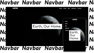 Learn to make a  Fully Responsive Navbar using Css Grid | Lesson 5