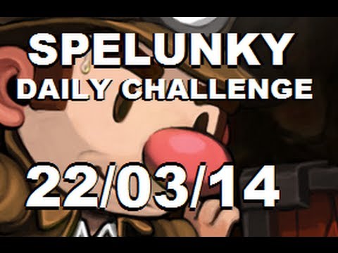 SPELUNKY Daily Challenge - 22/03/14 - ShopKeep Masacre