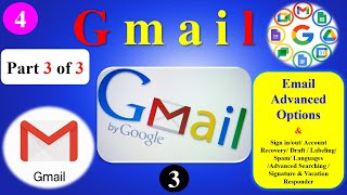 3-3-Gmail Tutorial for Beginners | Gmail-Advanced Settings-Account Recovery-Draft-Labeling