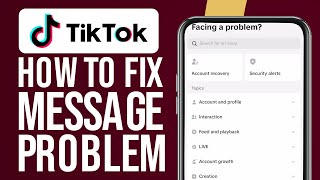 How To Fix Tiktok Message Problem (2025) Tiktok Message Not Sending And Receiving (Solved!)