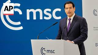 Marco Rubio reassures US allies in speech at Munich Security conference