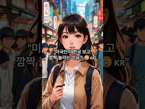 미국인이 한국을 부러워하는 이유 3가지     #한국 #Korea #미국반응 #한국라이프 #한국부럽다 #24시간도시 #공공시설 #KPOP #한류 #쇼츠 #shorts