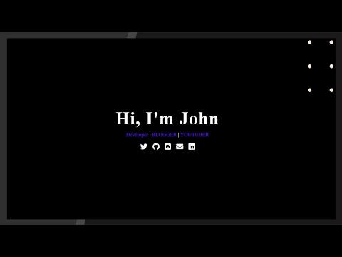 HOW TO MAKE A WEBSITE LANDING PAGE | PORTFOLIO LANDING PAGE | WEBSITE TUTORIAL IN HINDI #coding