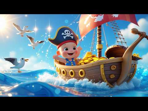 The Pirate Treasure Ship Story 🏴‍☠️🚢 | Adventure Tale for Kids | Fun Story Learning