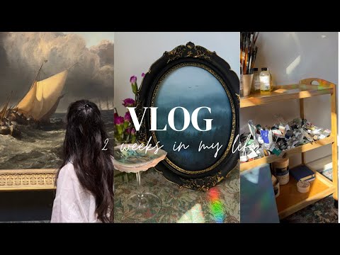 Art Vog 🌸 2 weeks of painting + London National Gallery + Pottery