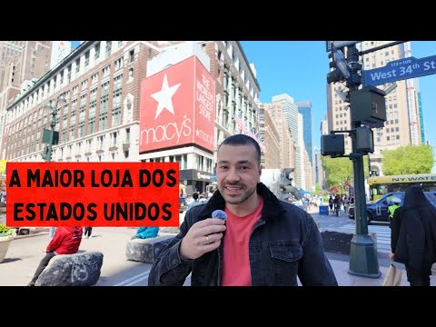 Nova York - Conheci a Macy's - A MAIOR LOJA DOS ESTADOS UNIDOS!