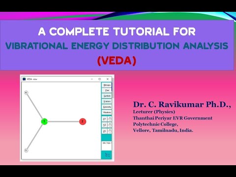 VEDA - step by step procedures for DFT Vibrational Energy Distribution analysis