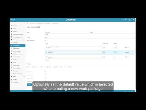OpenProject 7.0 preview - Multi-select custom fields