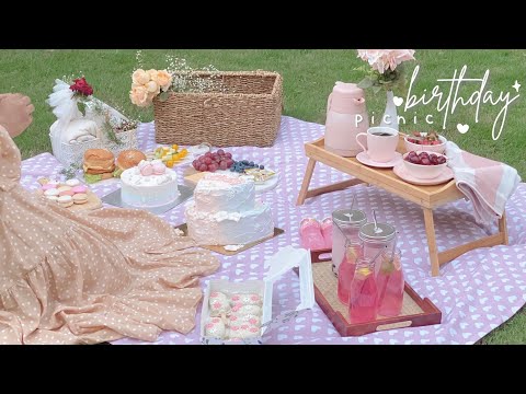 birthday vlog : picnic at home, shopping & more 🧺🌸