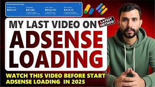 AdSense Loading Last Video 😔 AdX Loading Method, High CPC, RPM Automation, Arbitrage & Full Course