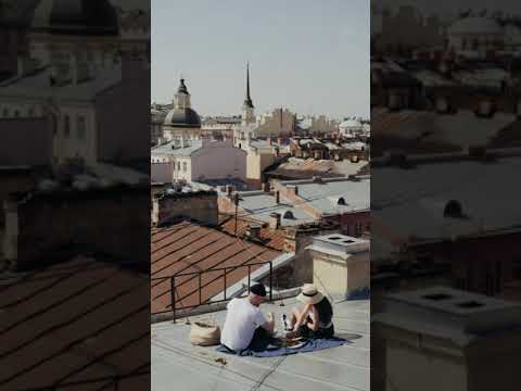 Rooftop Picnic - 4K Zen #Shorts
