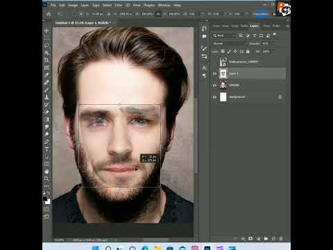 Snap Any Face Using Photoshop Trick #shorts #photoshop