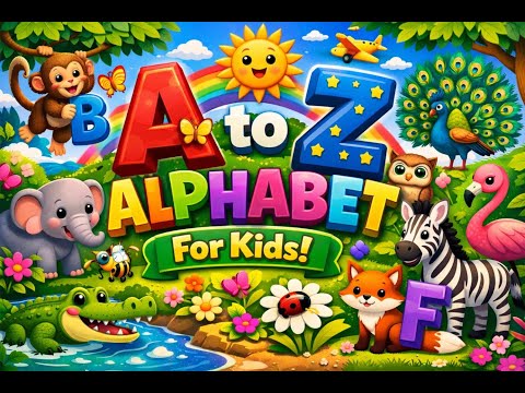 A to Z alphabet | Alphabet for Kids | ABC for Kids | Alphabet Song | Preschool learning | toddler