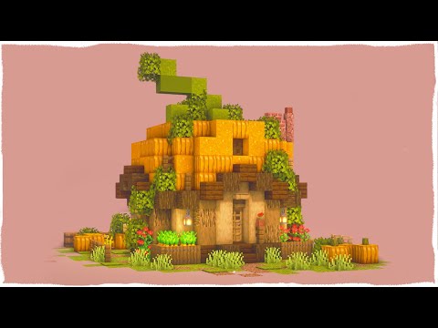 Minecraft Halloween: Cozy Pumpkin House | Tutorial