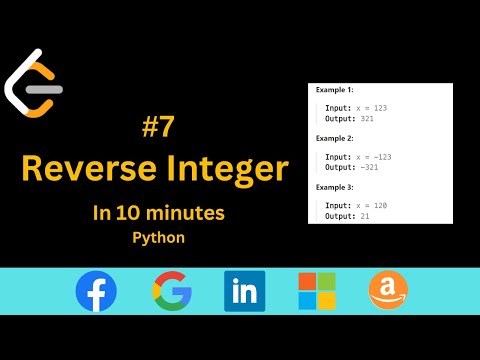 Reverse Integer - Leetcode 7 | Python | Hindi