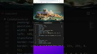 This Glass UI Hits Different ✨ CSS Glassmorphism #shorts #webdevelopment #coding #html