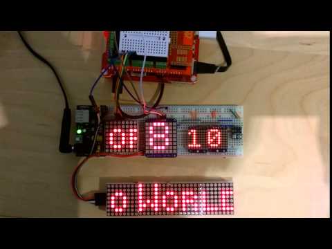 Windows 10 IoT Core LED Matrix Library