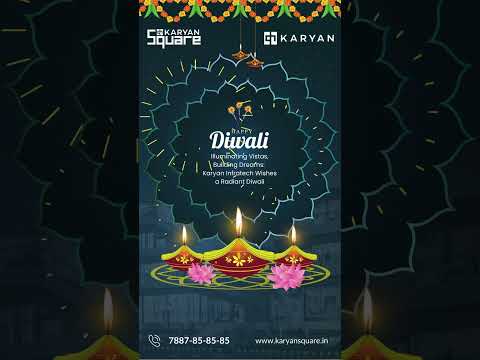 🌟Illuminating Diwali Joy with Karyan Infratech!Happy Diwali 2023 Celebration 🎉